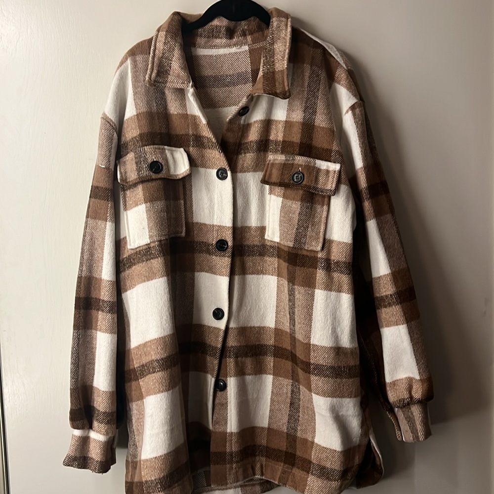 Plaid Shacket - Picture 2 of 5